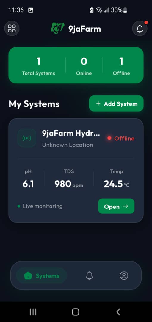 9jaFarm Farmer's Farm app screen