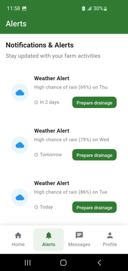 9jaFarm Hydroponics app screen